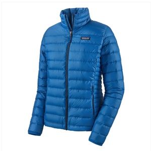 Patagonia Packable Women's Down Sweater Jacket - Alpine Blue - Like NEW!